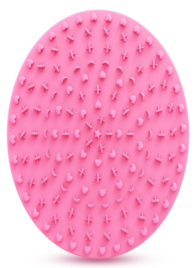 Norate Makeup Brush Cleaner, Make up Brush Cleaner Mat, Silicone Brush Cleaning Mat, Paint Cosmetic Brush Cleaner Pad with Suction Cup for Valentines Day, Stocking Stuffers for Women Moms Teen Girls - Image 1